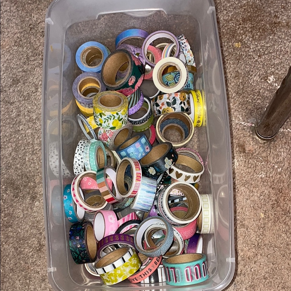 Colorful Decorative Washi Tape Collection